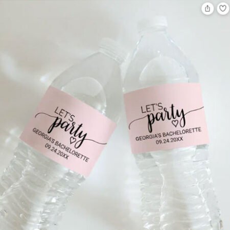 Lets Party Water Bottle