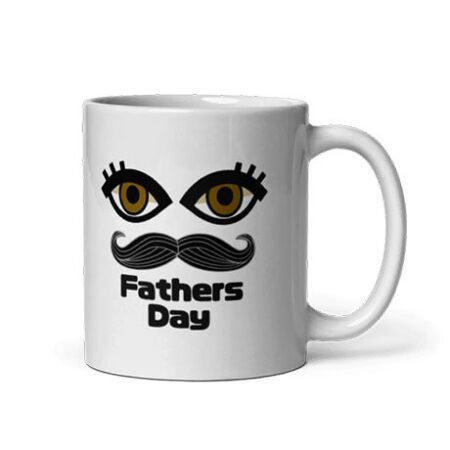 Fathers Day Mustache Mug