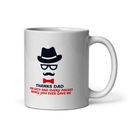Thanks Dad With Hat Mug