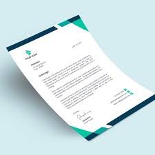 Blue Theme Business Letterhead