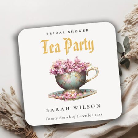 Tea Party Tea Coaster