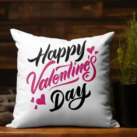happy valentines day cushion
